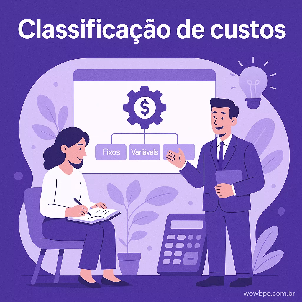 Classificação de custos - organização e categorização de gastos empresariais