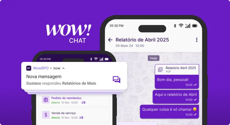 Chegou o Chat da Wow ✨